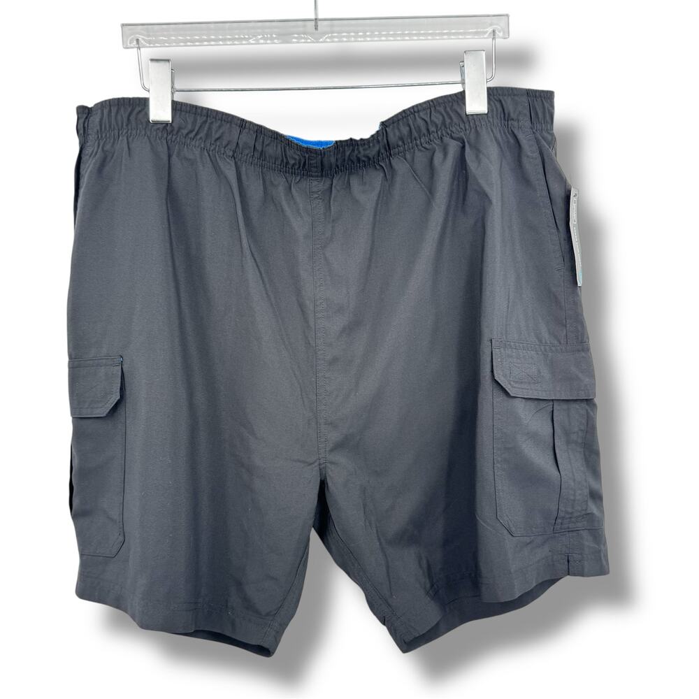 Berkley shorts men's XXL cargo swim trunks quick dry black athletic beach NEW